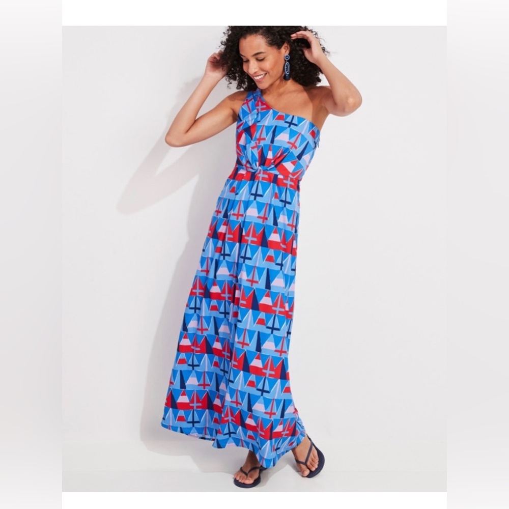 NWT Vineyard Vines One Shoulder Maxi ⚓️⛵️